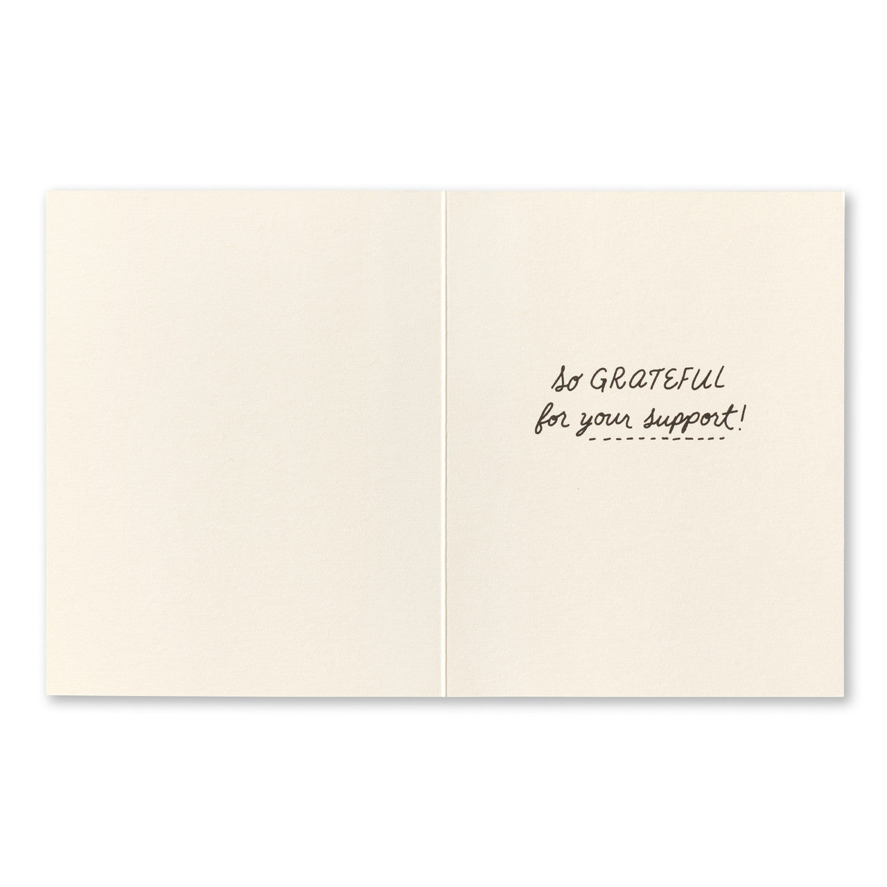 Love Muchly Greeting Card - Thank You - Just a brief thank you - Mellow Monkey