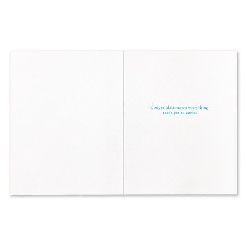 Positively Green Greeting Card - Wedding - “Everything in the world began with a yes.” —Clarice Lispector - Mellow Monkey