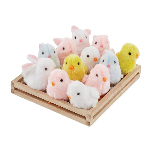 Wind Up Furry Bunny or Furry Chicks - Mellow Monkey