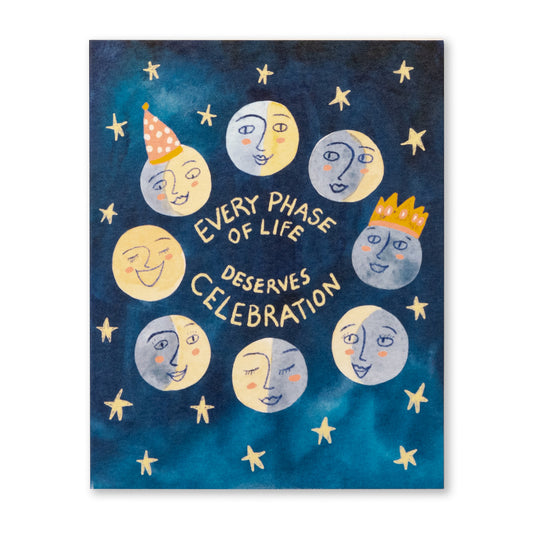 Love Muchly Greeting Card - Birthday - Every Phase Of Life Deserves Celebration - Mellow Monkey