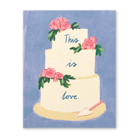 Love Muchly Greeting Card - Wedding - This Is Love. - Mellow Monkey