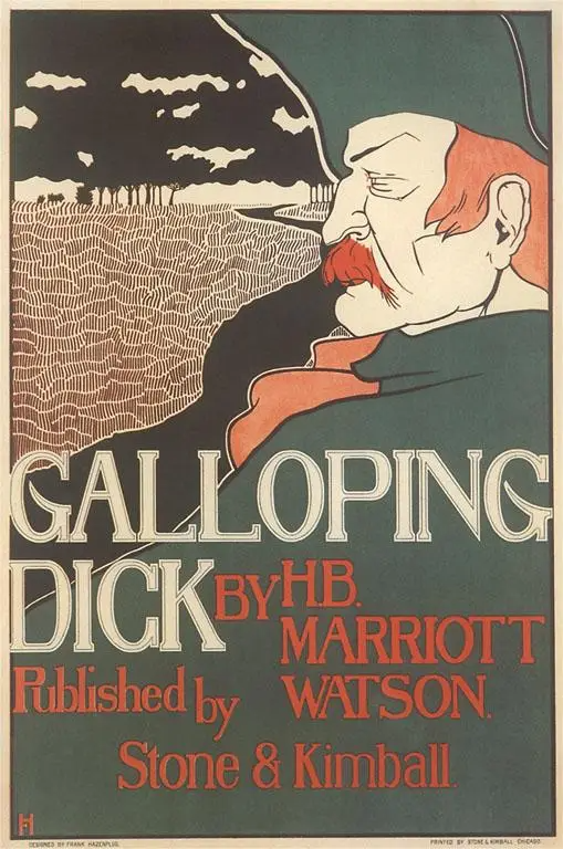 Literature and Letters "Galloping Dick" - Vintage Postcard - 3-1/2 x 5-1/2-in. - Mellow Monkey