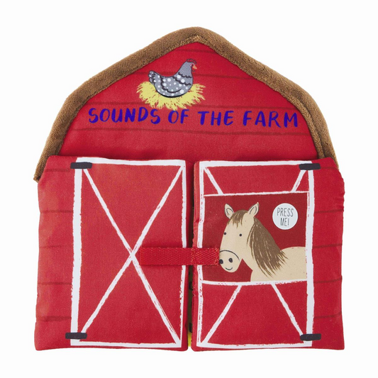 Farm Sounds Plush Book - Mellow Monkey