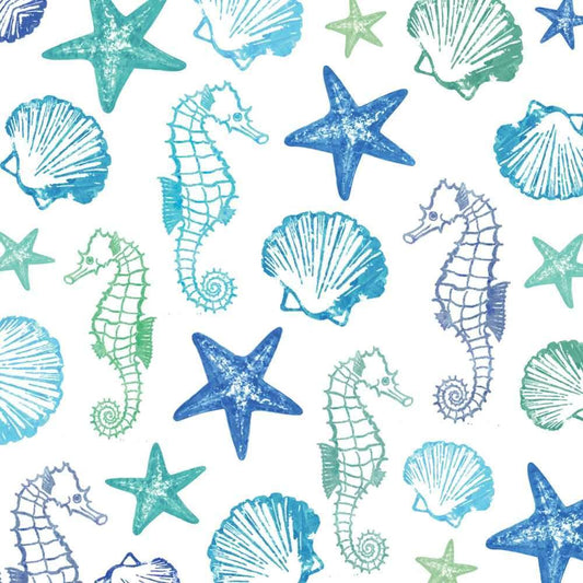 Aquarell Seaside - Cocktail Napkins - Mellow Monkey