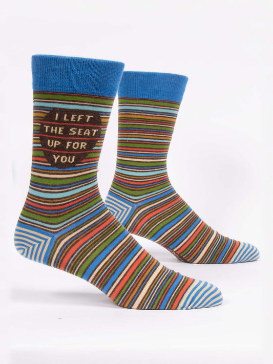 I Left The Seat Up For You - Men's Crew Socks - Mellow Monkey