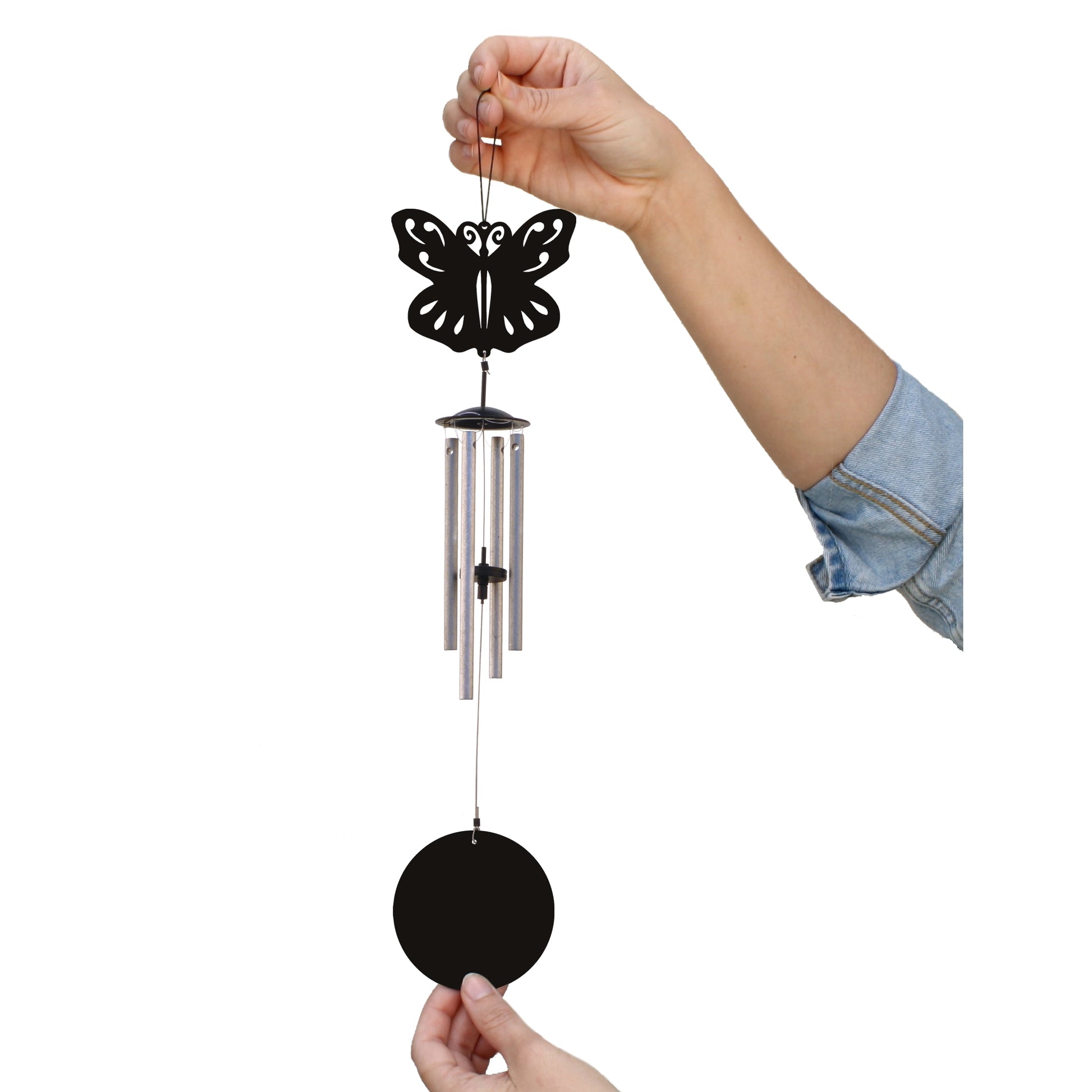 Jacob's Silhouette Wind Chime, Butterfly - Mellow Monkey