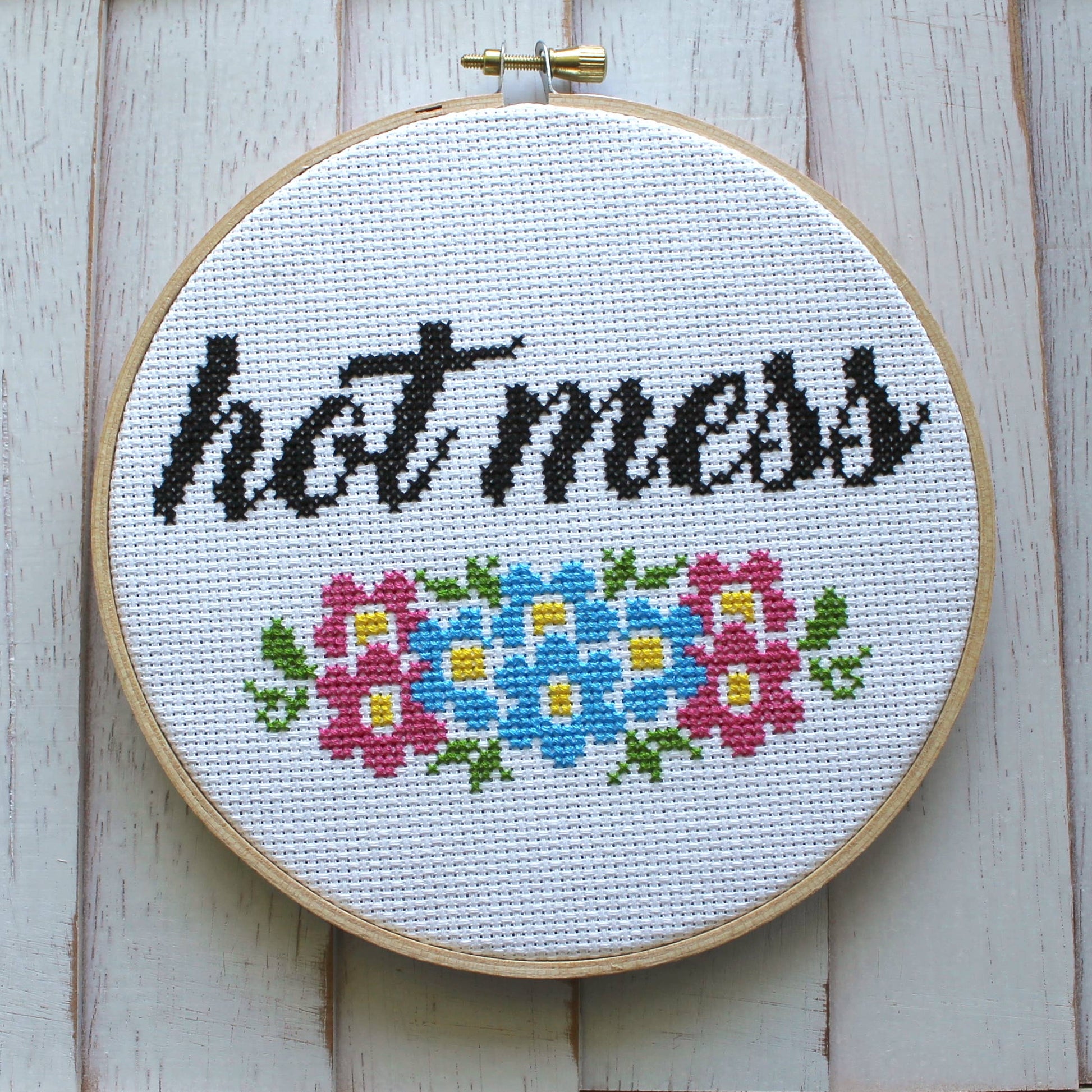 Hot Mess Cross Stitch Kit - Mellow Monkey