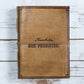 She Persisted - Handmade Leather Journal - Mellow Monkey