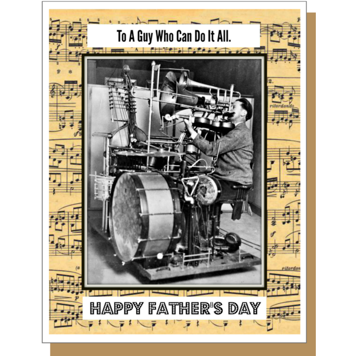 A Guy Who Can Do It All - Happy Father's Day - Greeting Card - Mellow Monkey