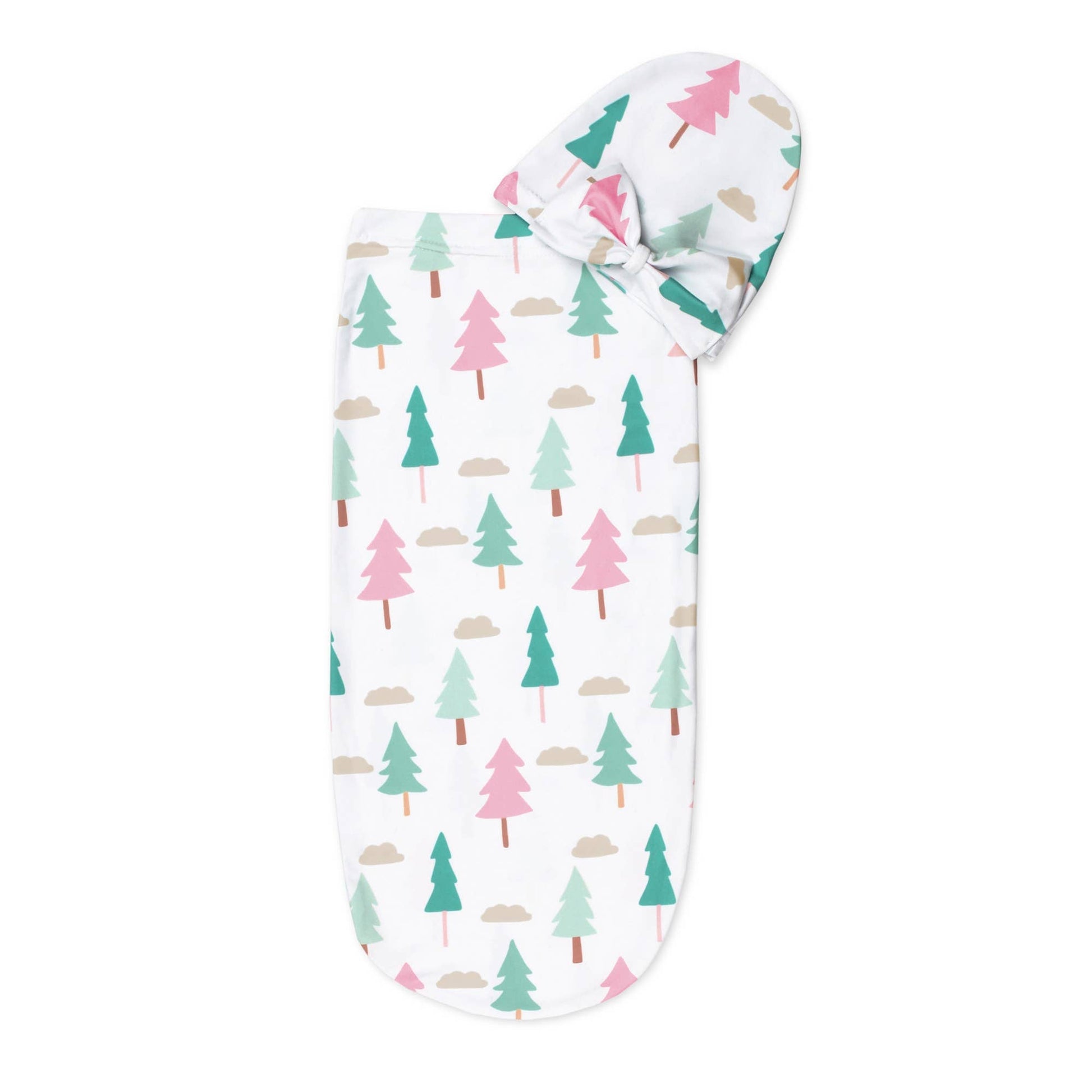 Cutie Cocoon™ Matching Cocoon & Hat Set - On Cloud Pine - Mellow Monkey