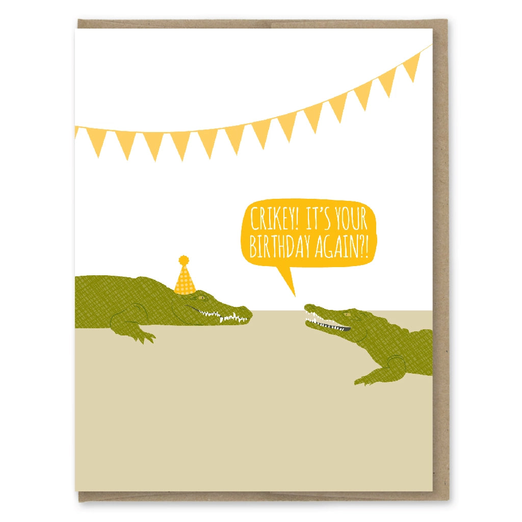 Crikey Crocs - Birthday Card - Mellow Monkey