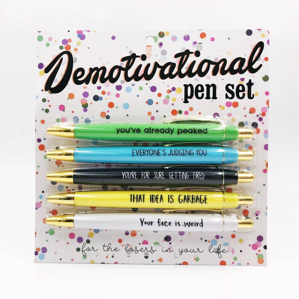 Demotivational Pen Set - Mellow Monkey