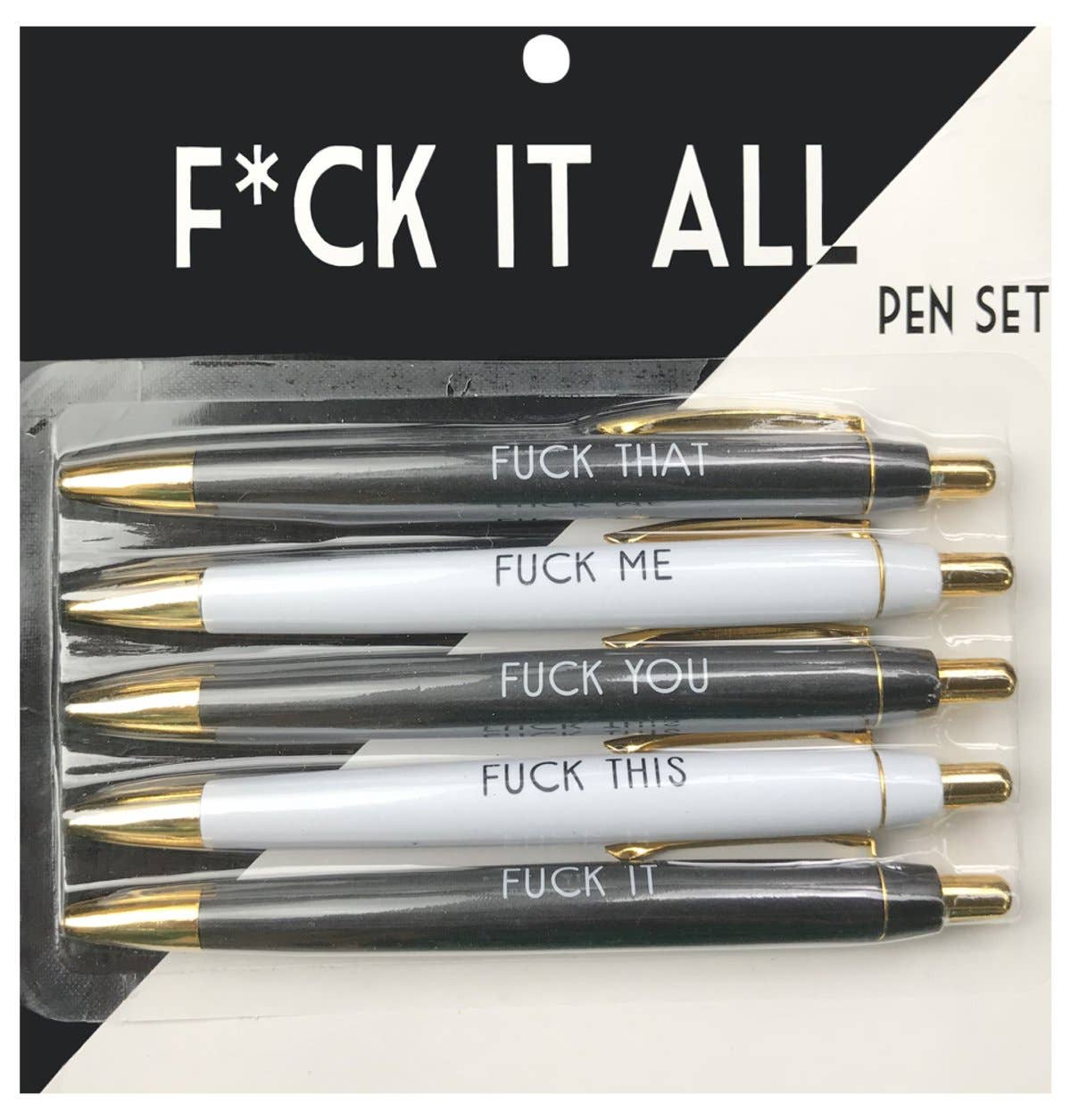 Fuck It All Pen Set - 5 Pen Set - Mellow Monkey