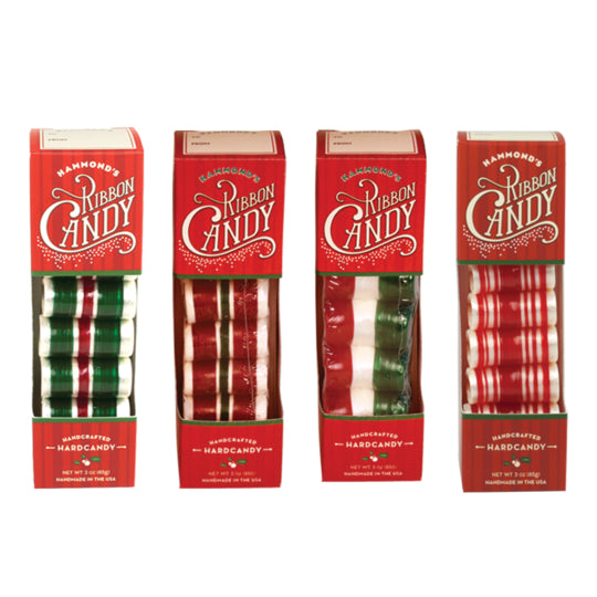 Ribbon Strip Christmas Candy - 4 Flavors - Mellow Monkey