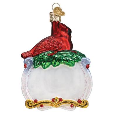 OId World Christmas - In Loving Memory - Memorial Cardinal Ornament - 4-1/4-in - Mellow Monkey