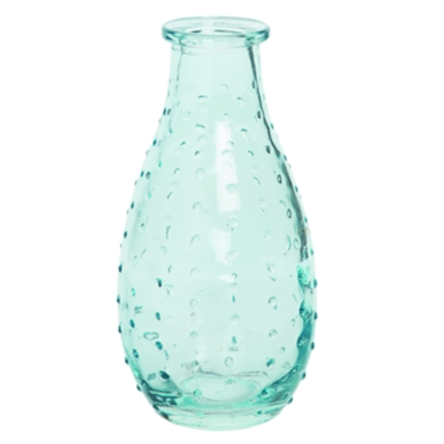 Glass Hobnail Bud Vase - 5-1/2 x 2-3/4-in. - Mellow Monkey
