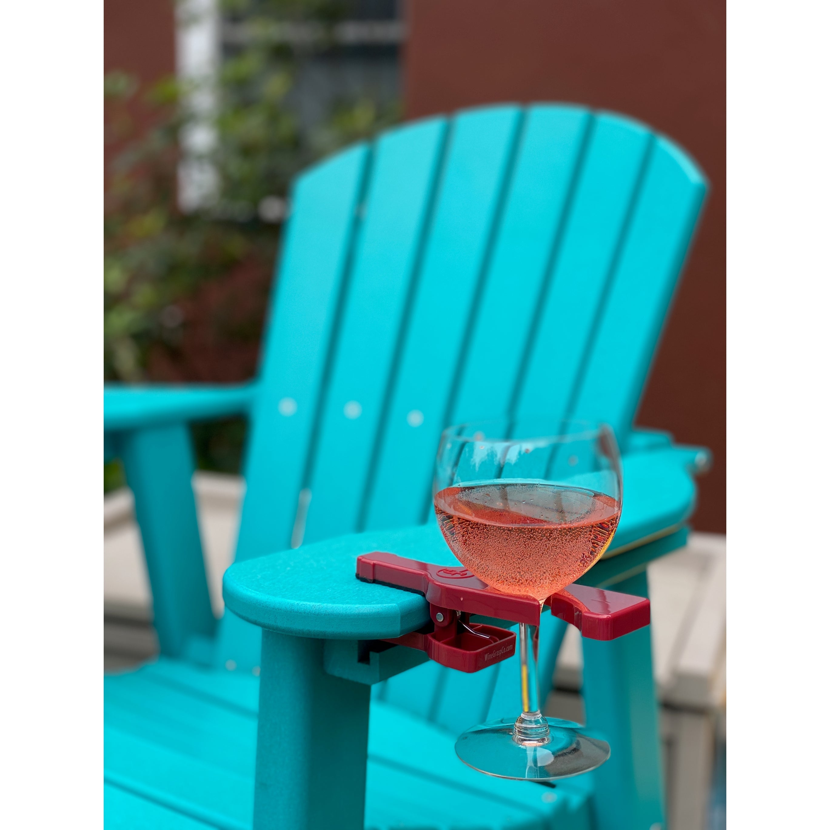 Adirondack chair with discount wine glass holder