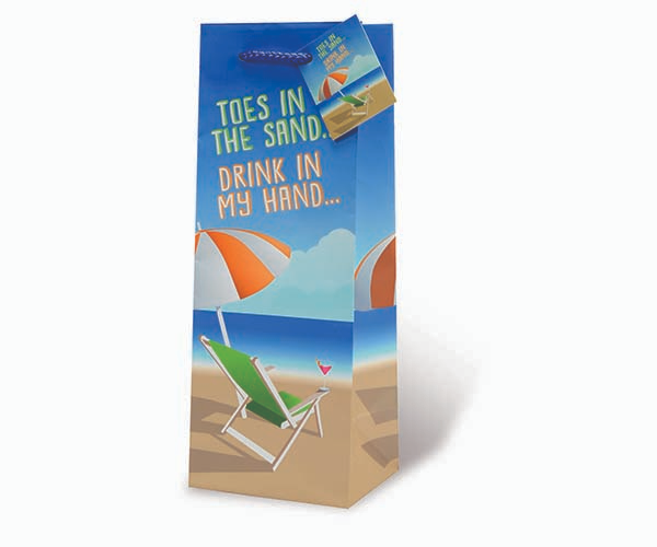 Toes In The Sand... Drink In My Hand - Wine Gift Bag - Mellow Monkey