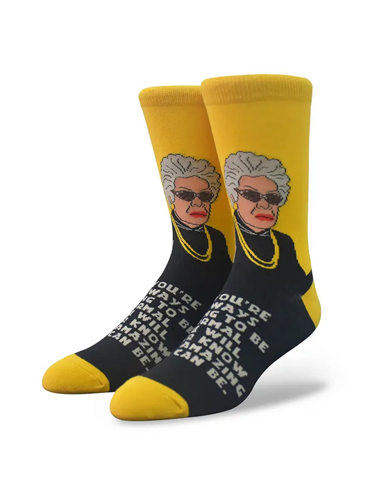 Women Run the World - Maya Angelou Socks - Mellow Monkey