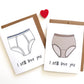 Yellow Daisy Paper Co. - Tighty Whities Valentine's Day Card - Mellow Monkey