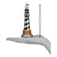OId World Christmas - Cape Hatteras Lighthouse Ornament - 5-1/2-in - Mellow Monkey