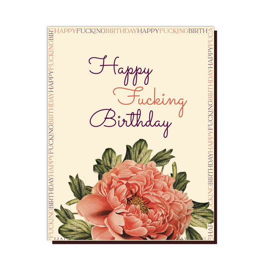 Happy Fucking Birthday - Greeting Card - Mellow Monkey