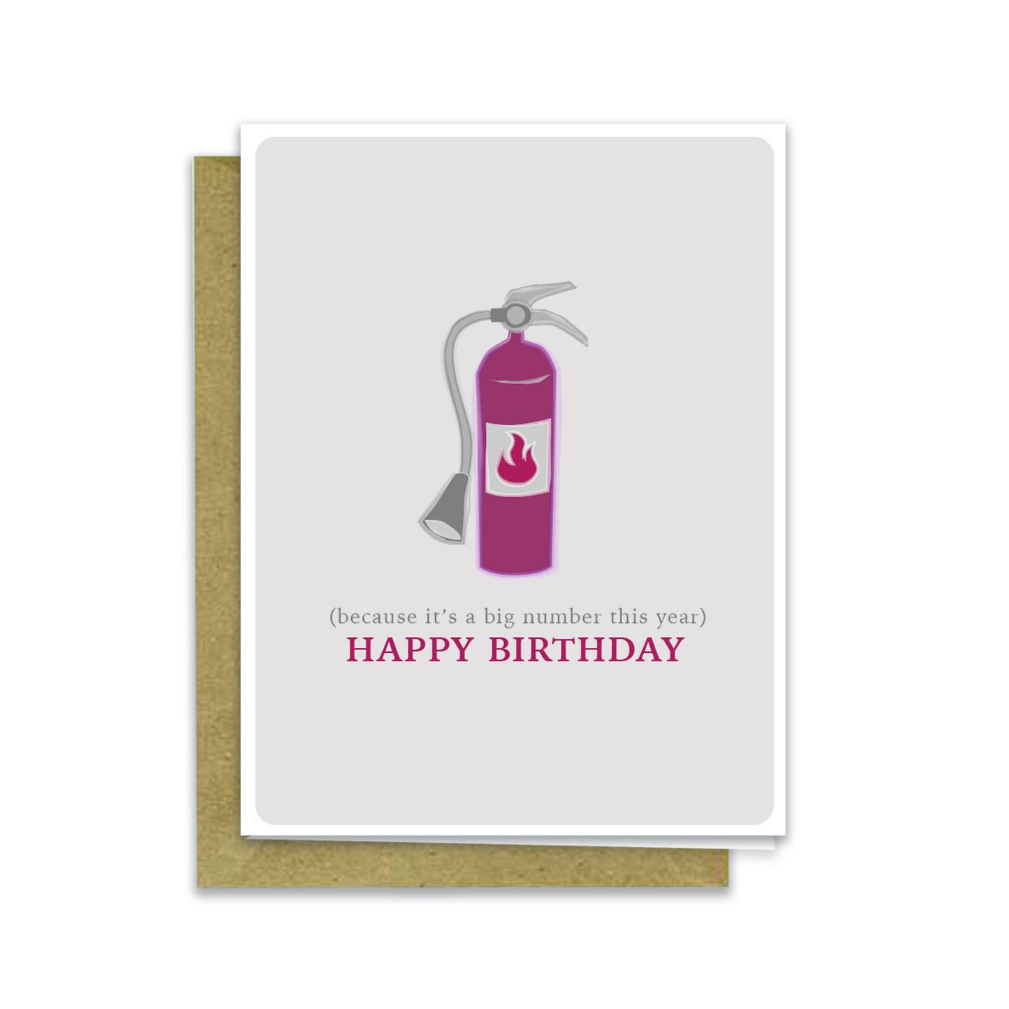 mavisBLUE paper goods - happy birthday fire extinguisher - Mellow Monkey