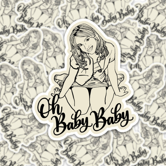 Oh Baby Baby - Vinyl Decal Sticker - Mellow Monkey