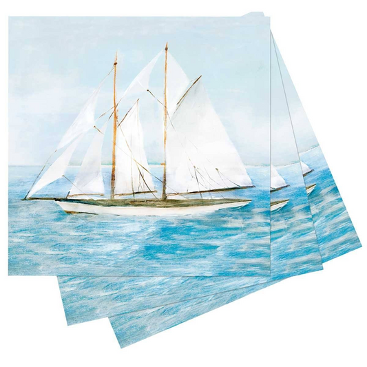 Summer Sail - Cocktail Napkins - 20 Pack - Mellow Monkey