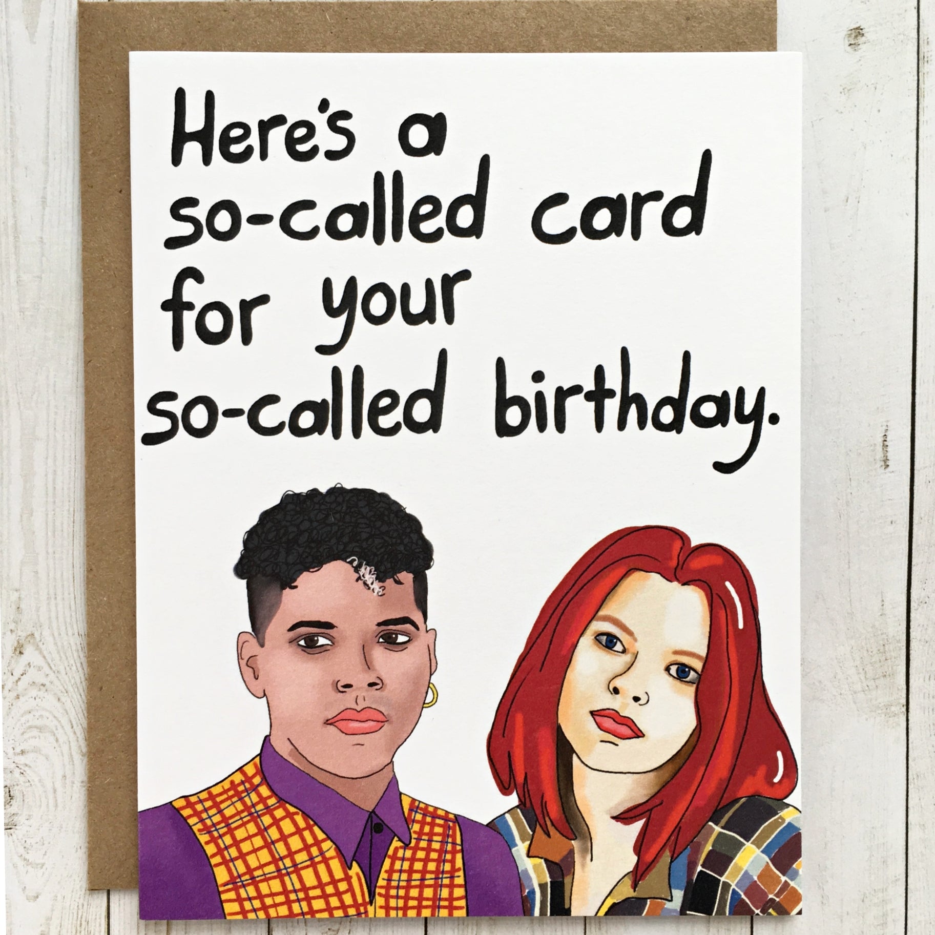 Here's A So-Called Card For Your So-Called Birthday - Birthday Card - Mellow Monkey