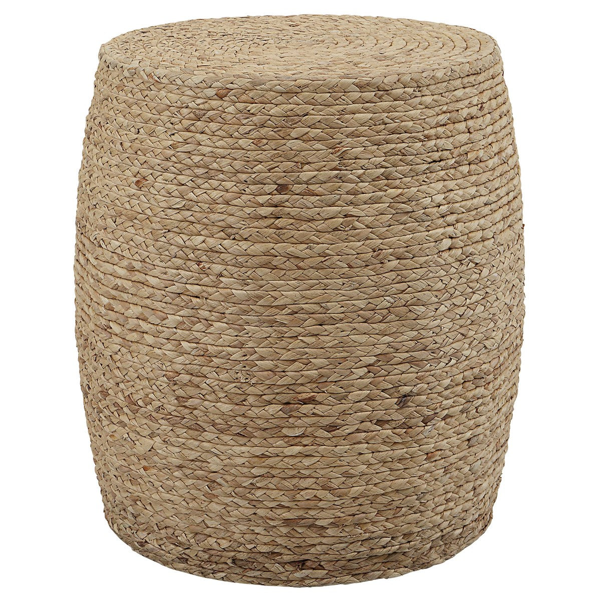 Resort Accent Straw Stool - 19-in - Mellow Monkey