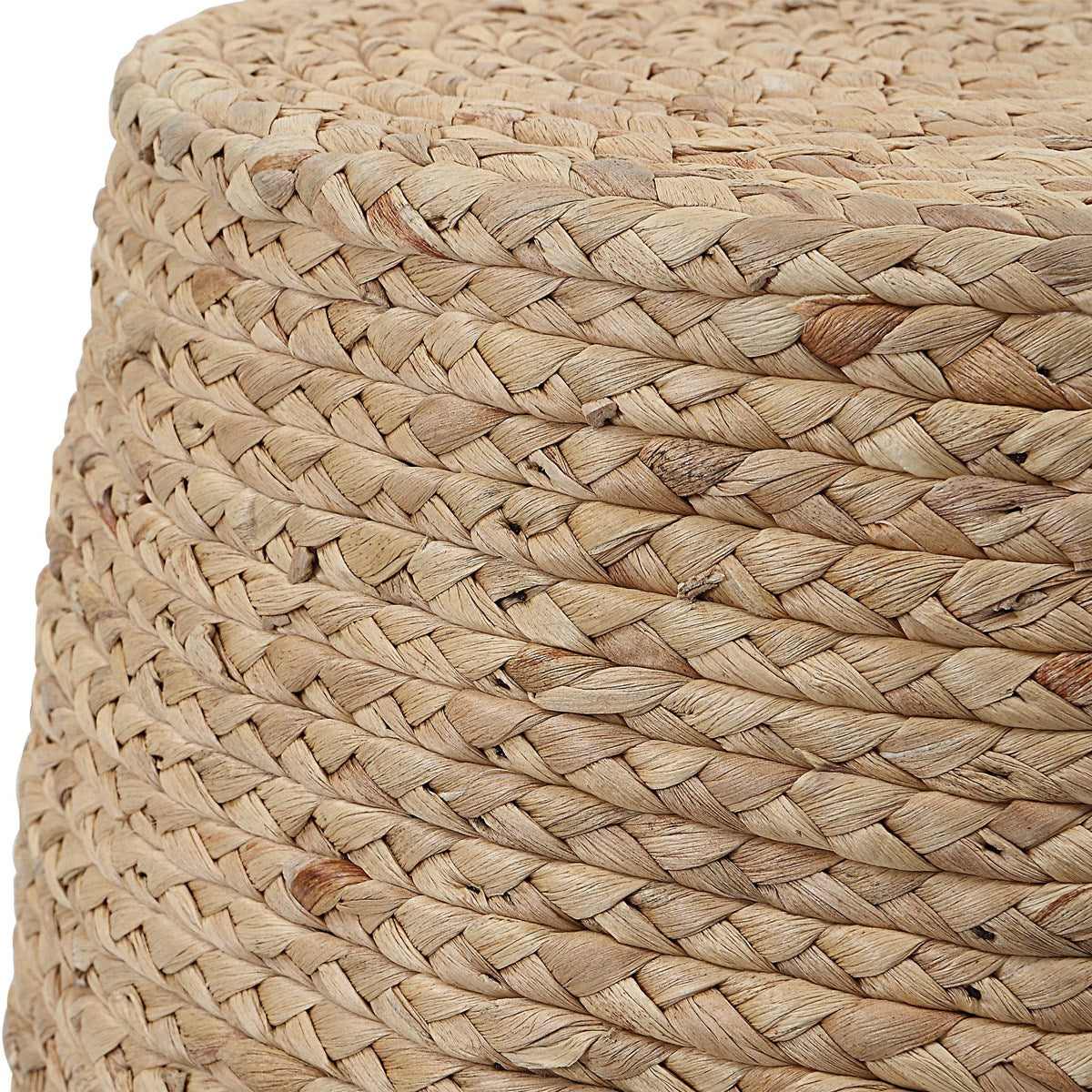 Resort Accent Straw Stool - 19-in - Mellow Monkey