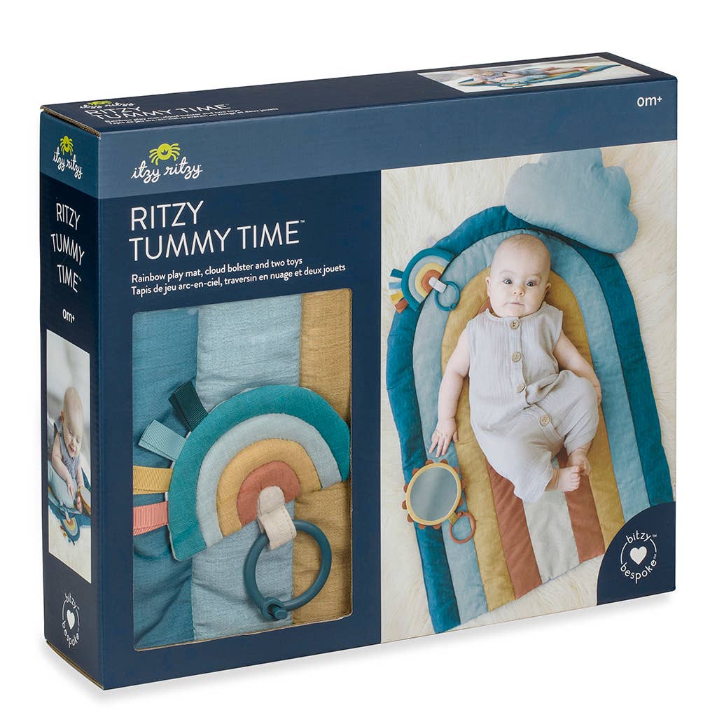 Ritzy Tummy Time™ Rainbow Play Mat - Mellow Monkey