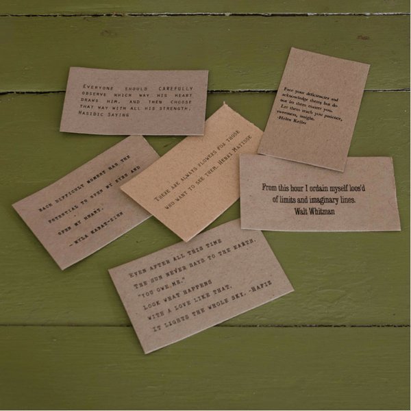 Gathered Truths - Paper Filled Thoughtful Quotes Individual - Mellow Monkey