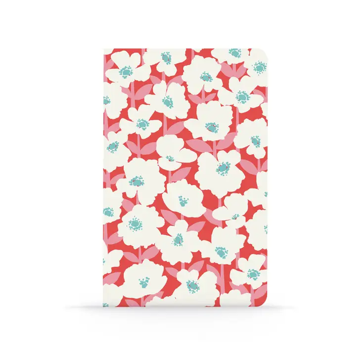Denik Blousy Blooms - Classic Layflat Notebook Journal - 8-1/4-in - Mellow Monkey