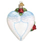 OId World Christmas - In Loving Memory - Memorial Angel Wing Heart Ornament - 4-1/4-in - Mellow Monkey