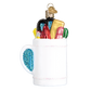 Old World Christmas Handcrafted Blown Glass Ornament - Best Teacher Mug - Mellow Monkey