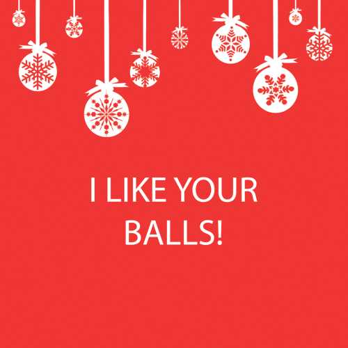 I Like Your Balls! - Cocktail Beverage Napkins 20-Ct - Mellow Monkey