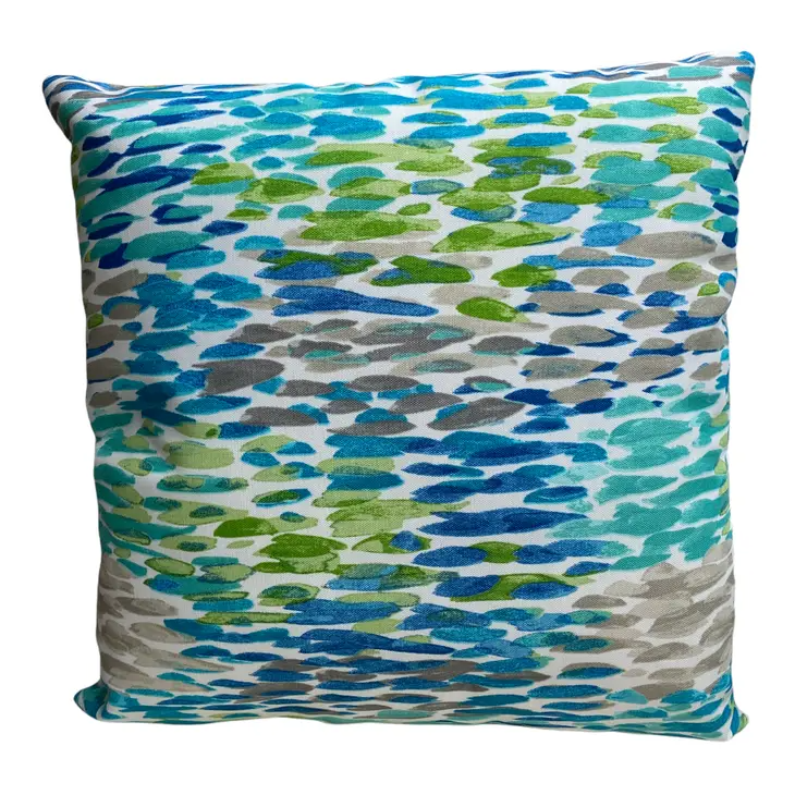 Kelly Ripa Make It Rain Outdoor 12-in Square Throw Pillow with Sunbrella Fabric - Mellow Monkey