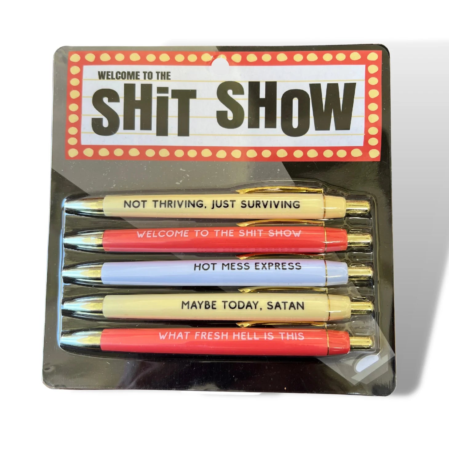 Welcome to The Shit Show Pen Set - 5 Pen Set - Mellow Monkey