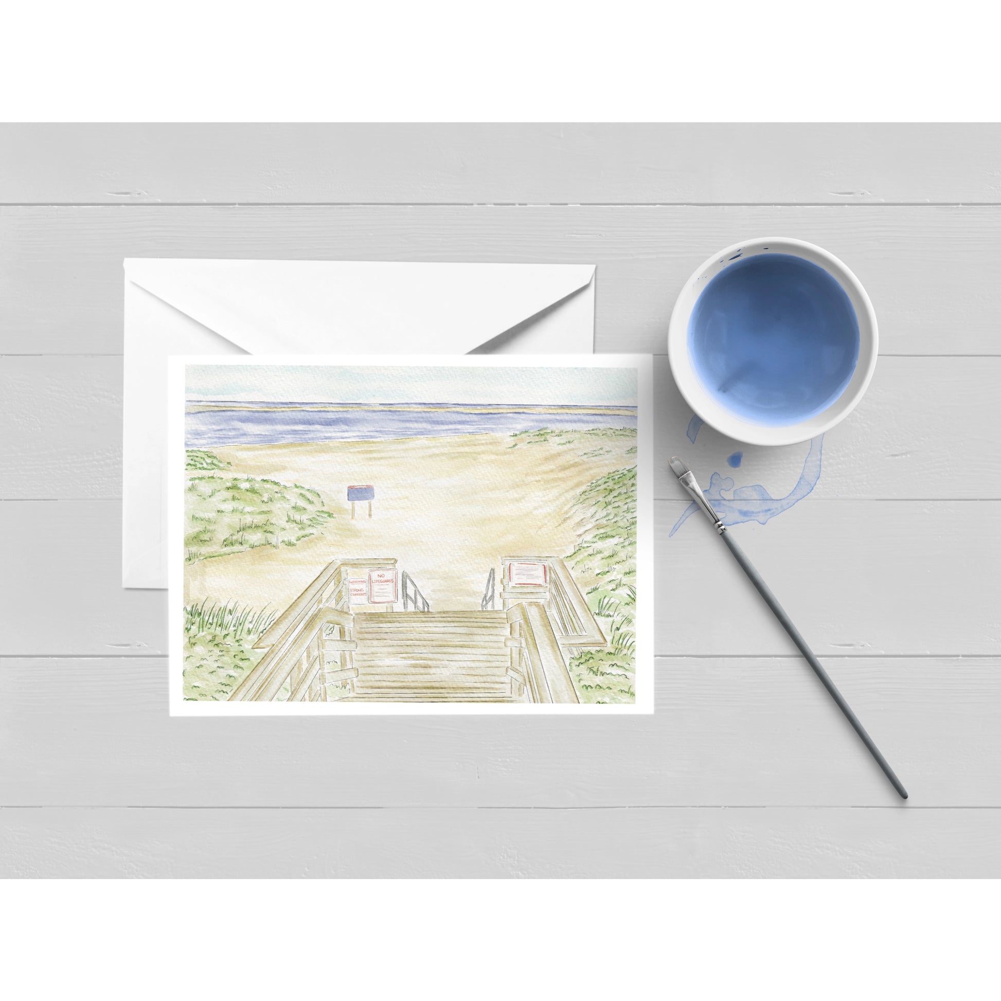 Chatham Lighthouse Beach Boxed Card Set - 8 Cards - Mellow Monkey