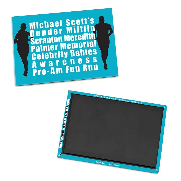 Michael Scott's Rabies Awareness Fun Run - The Office Magnet - 2-1/2-in. x 3-1/2-in. - Mellow Monkey