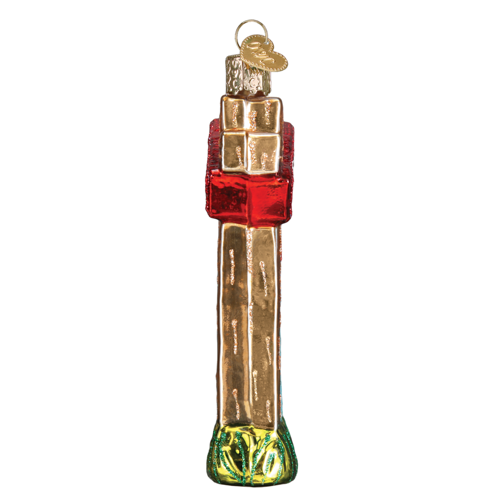 Old World Christmas Handcrafted Blown Glass Ornament - Realty Sign - Mellow Monkey