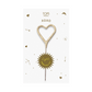 Sparkler Card XO Gold and Rose Gold 4" - Mellow Monkey