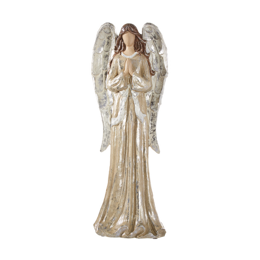 Gilded Angel Figurine - 23" - Mellow Monkey