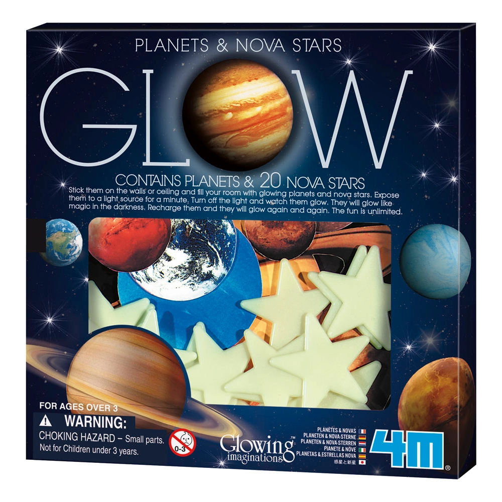 4M Glow Planets & Nova Stars - Astronomy Space STEM Kit - Mellow Monkey
