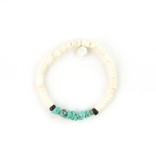 Senja Gemstone Bracelet - Turquoise - Mellow Monkey