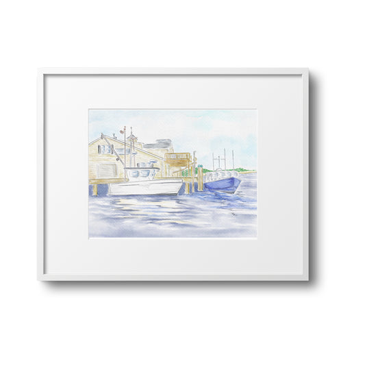 Chatham Fishing Pier Print - 8x10 inch - Mellow Monkey