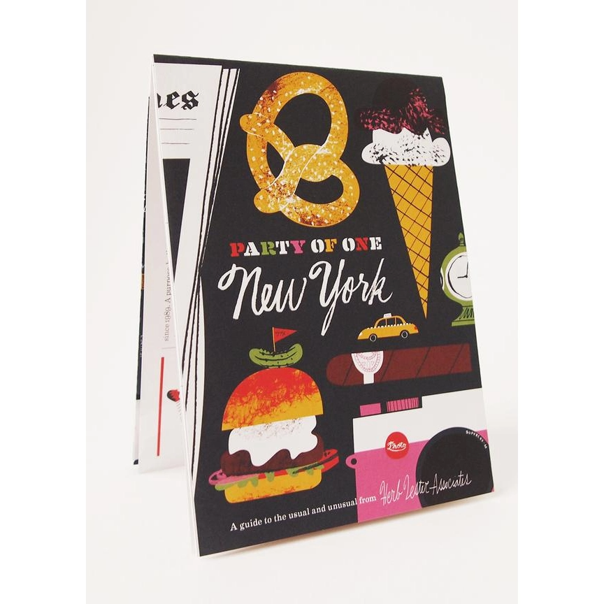 Party of One New York  - Pocket Paper Guide and Map - Mellow Monkey