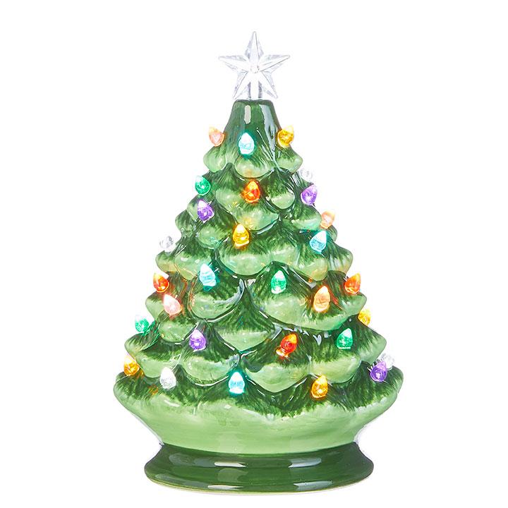 Vintage Porcelain lighted shops christmas tree